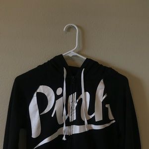 victoria secret pink zip up jacket